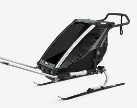 Thule Chariot Lite single lastenkuljetuskärry + hiihtopaketti - tarjoushinta vain 780€ - Image 4