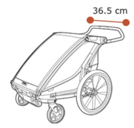 Thule Chariot Lite single lastenkuljetuskärry - tarjoushinta vain 630€ - Image 6